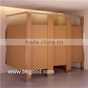 Best Price Decorative Plain Color Hpl Toilet Partition thumbnail-2