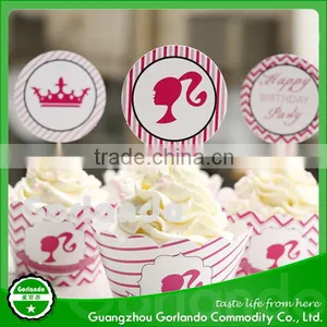 Flag Cupcake Wood Decoration Cake Picks thumbnail-4