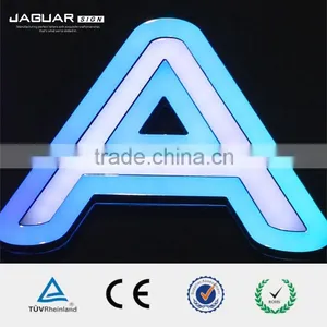 Wifi Wireless Acrylic Front-lit RGBW Led Digital Scrolling Letter Sign Display thumbnail-1