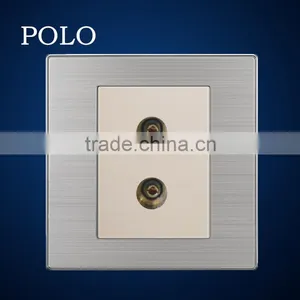 2015 Hot Double TV Socket Outlet/Double Telephone Socket Outlet thumbnail-1