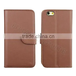 Factory Price !!! Leather Fip Case For IPhone 6 , Mobile Case Fip Leather Case for IPhone 6 thumbnail-3