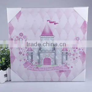 Wall Art Decor Canvas Arts Pink Theme Girls Room Decoration Canvas Printing thumbnail-1