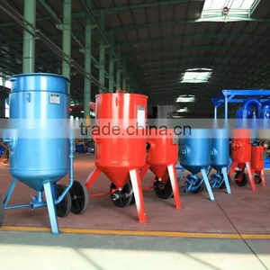2015 Best Quality Low Price Dustless Movable Sand Blasting Pot Fro Export thumbnail-4