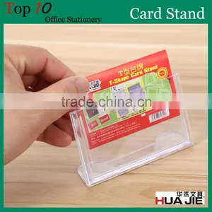Custom T Shape Plastic Centerpiece Display Stand Card Stand thumbnail-1
