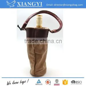Picnic Time Vintage CANVAS WINE BAG Wine Bottle Bag Wine Tote Bag Supplier's Choice thumbnail-1