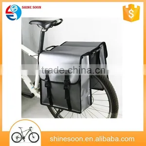 Hot Sale Leather Bicycle Double Pannier Bag thumbnail-2