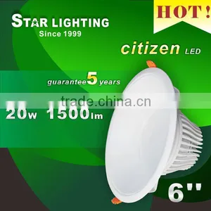 Good Quality Aluminum 30W 8 Inch Round COB LED Downlight thumbnail-2