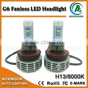 G6 Fanless All in One LED Headlight H13 Hi/Lo 6000LM thumbnail-2