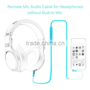 New Volume Control Aux Cable 3.5 to 3.5mm Car Stereo Flat Audio Monitoring Cable Bulk Microphone Cable thumbnail-5