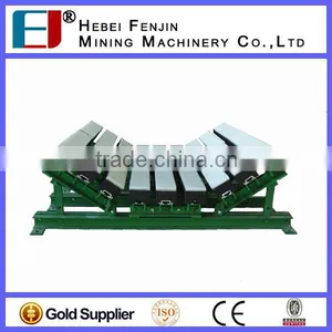 600-2000mm Belting Width 35 Degree Trough Angle Slider Impact Bed With Impact Bars and Impact Rollers thumbnail-3