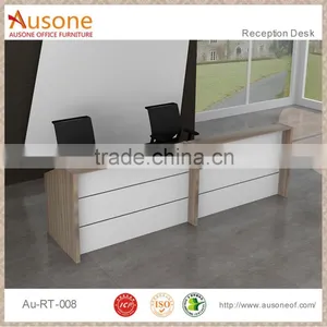 Maple and White Office Front Counter Design thumbnail-1