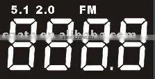 4 Digits Outdoor White Led Numeric Display (ATA 83) thumbnail-1