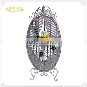 Factory Price Metal Wine Bottle Holder Rack Wine Display Rack Wine Glass Holder thumbnail-2