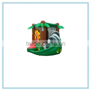 2016 Inflatable Castle Slide and Jump for Kids Inflatable Tramloline Bed thumbnail-6
