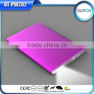 2015 Super Slim Solar Cell Solar Power Bank 12000mah thumbnail-1