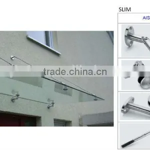 Stainless Steel Glass Canopy Slim Type thumbnail-1