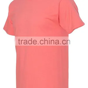 2016 New Style Fashion Classic Blank Dry Fit Short Sleeve Slim Fit Men Slub Cotton Plain no Brand T-shirt thumbnail-3