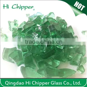 Green Fire Pit Glass Rock thumbnail-1