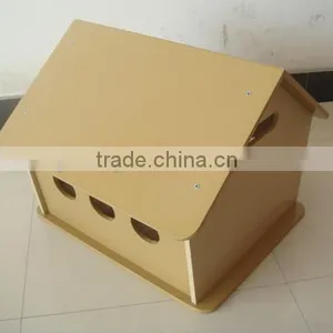 Fashionable Wooden Dog House With Mat thumbnail-5
