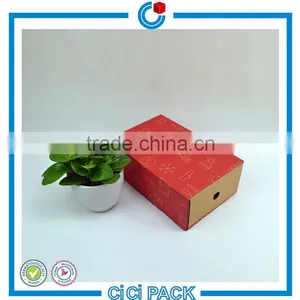 Durable Corrugated Packaging Shipping Shoe Carton Box With PVC Window thumbnail-2