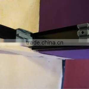 Black Framed Sliding Adjustable Automatic Shower Doors(KD6018) thumbnail-5