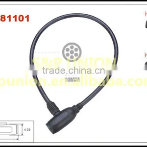Steel Bicycle Motorcycle Cable Lock With Keys Good Quality Locker thumbnail-1