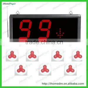 Wireless Restaurant Call Calling Waiter Server Paging System-Table Calling Button thumbnail-1