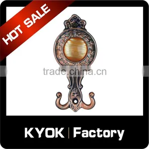 KYOK Latest Style Metal Curtain Hooks,2016 Classic Designs Zinc Curtain Hooks, High Quality Fashion Crystal Curtain Rod Hooks thumbnail-3