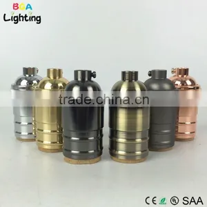 CE E27 Brass Vintage Edison Brass Pendant Light Socket For DIY Ceiling Light thumbnail-5