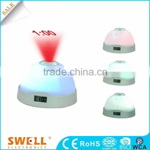 Plastic Weather Station Projection Clock , Projector Station Weather thumbnail-1