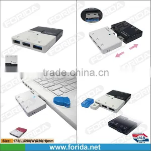 HI Speed Usb 3.0 Combo Card Reader thumbnail-1