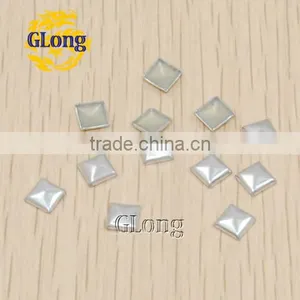 6mm Hot Fix Pyramid Aluminum DIY For Clothing Bag Shoe Accessories Free Shipping #GT101-6Z(001) thumbnail-1