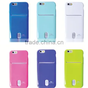 Card Pocket Jelly Case For Galaxy S6 Edge Plus,Roarkorea Glitter Tpu Case thumbnail-4