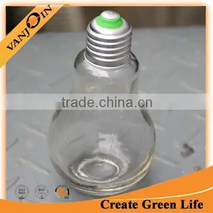 Light Bulb Glass Bottle Container, DIY Terrarium Decorative Jar Vase thumbnail-4