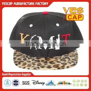 New Custom Embroidered Flat Brim Snapback Cap thumbnail-5