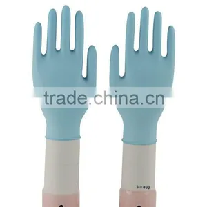 9"4mil Blue Nitrile Industrial Gloves,Powder-free thumbnail-1