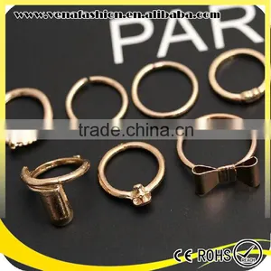 Wonder 7pcs Set Gold Filled Settings Models Ring for Women Quality Choice thumbnail-5