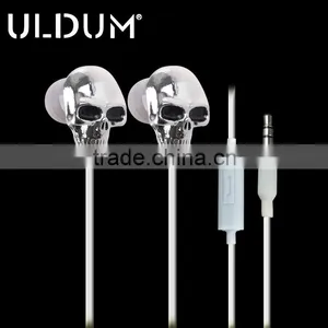 ULDUM 3.5 Stereo With Microphone Heavy Bass Sound Metal Earpieces for Music thumbnail-1