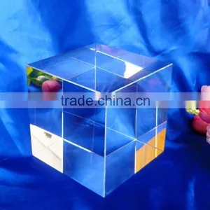 2016 Wholesale Transparent Raw Crystal Glass Block thumbnail-4