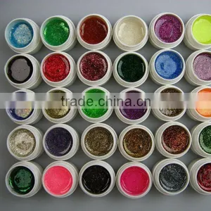 30 Color Glitter Nail Art UV Gel Set-HN725 thumbnail-1