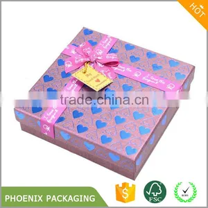 Elegant Luxury Cardboard Chocolate Box/paper Gift Packaging With Lid thumbnail-1