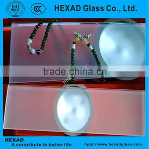 10mm Green Acid Etched Glass in Building&Real Estate With CE&ISO Certificate thumbnail-4
