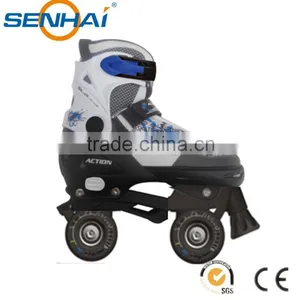 SENHAI/ACTION Brand Kids Roller Skate Shoes PW-126-126 Quad Roller Skate Wheels Double Lines Flashing Roller Skates thumbnail-1