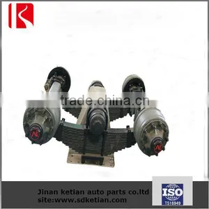 Germany Type 32T Low-bed Semi-trailer Bogie Axles thumbnail-1