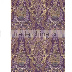 Purple Pattern Cut and Loop Pile Broadloom Carpet for Hotel thumbnail-3