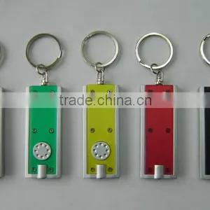 Plastic Promotion Torch Led Lamp Keychain for Promotion thumbnail-1