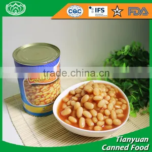 FDA KOSHER Canned White Kidney Beans in Tomato Paste thumbnail-1