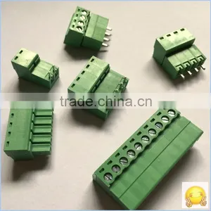 Factory Price Green Pcb Terminal Connector 3.50 3.81 5.08mm Electric Screw Clamp Terminal Block thumbnail-1