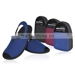 Authentic Business Portable Folding Travel Slippers Unisex Indoor Waterproof Material Slippers thumbnail-1