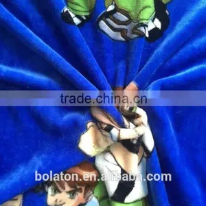 100%Polyester Flannel Printed Velvet for Bedding Sheets thumbnail-2
